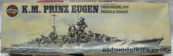 Airfix 1/600 K.M. Prinz Eugen Heavy Cruiser, 05203-2 plastic model kit